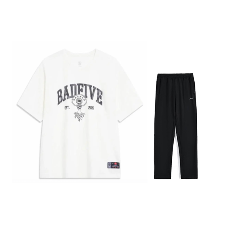 Li-Ning Li Ning Casual Sportswear Men's Crew Neck Moderate