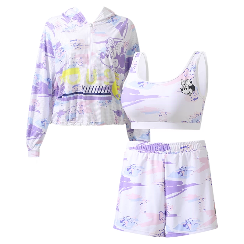 Disney Two Piece Swimsuits Women's Thin Square Leg Two Piece Swimsuit