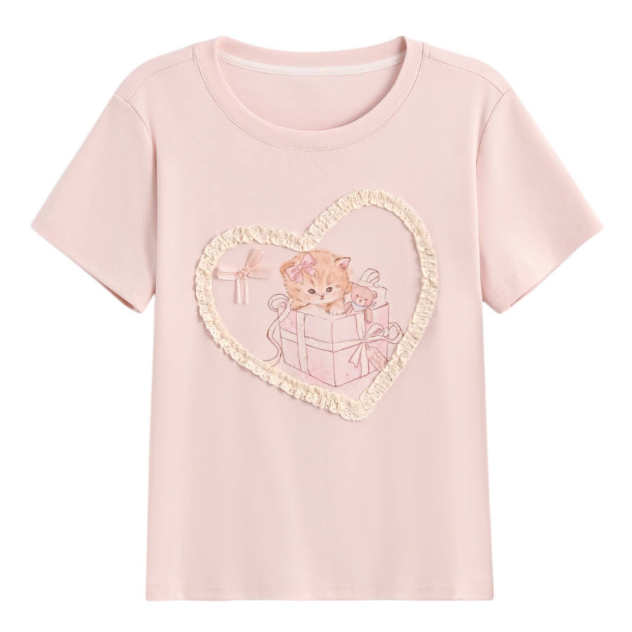 SNBL T Shirts Women's Pink 10A Antibacterial Crew Neck Moderate