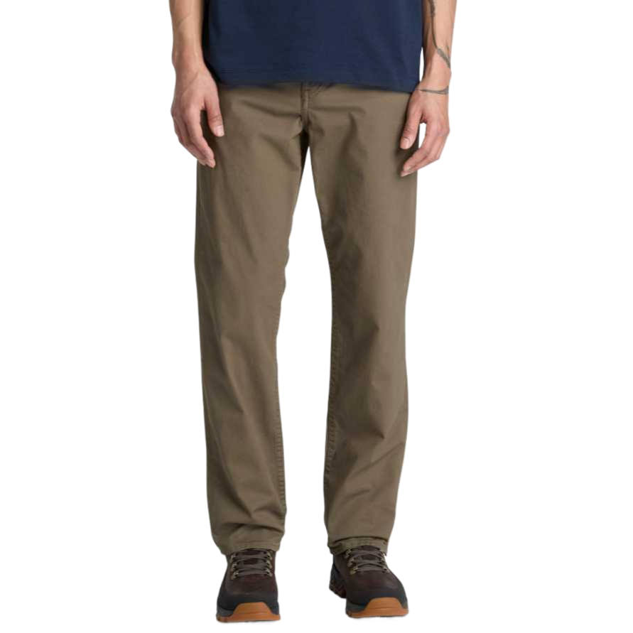 Timberland Casual Pants Men's Brown Green Moderate Straight Fit Pants