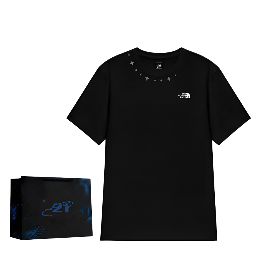 THE NORTH FACE T Shirts Unisex Black Crew Neck Moderate Straight Fit