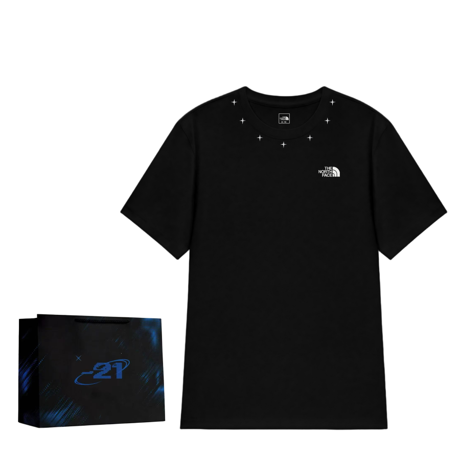 THE NORTH FACE T Shirts Unisex Black Crew Neck Moderate Straight Fit