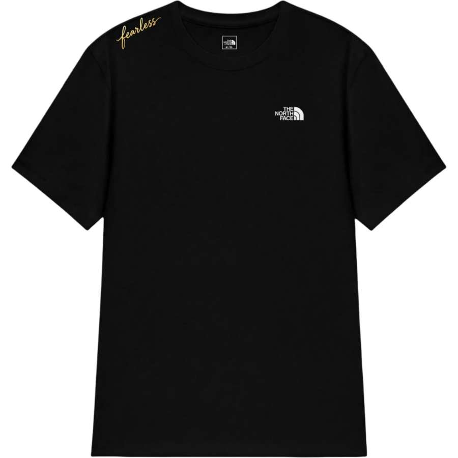 THE NORTH FACE T Shirts Unisex Black Crew Neck Moderate Straight Fit