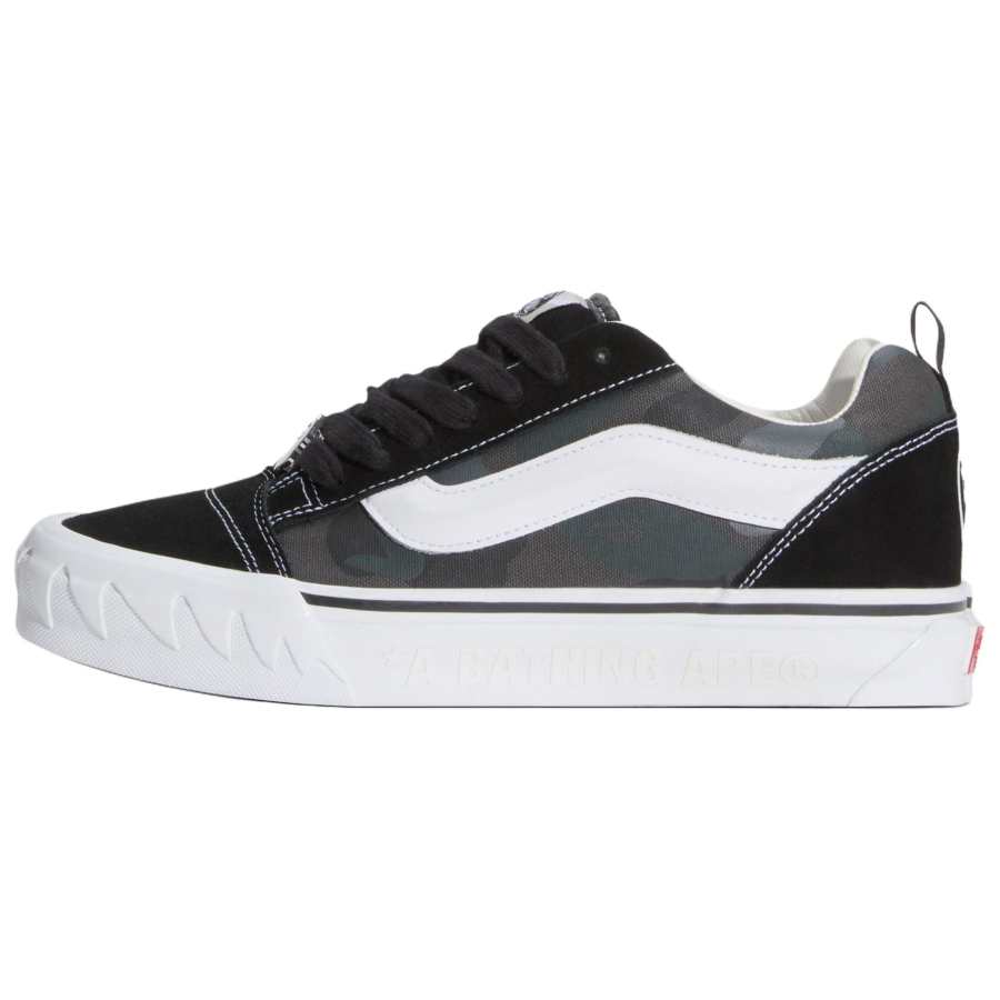 Vans Vans Knu Skool Skateboard Shoes Unisex Black White