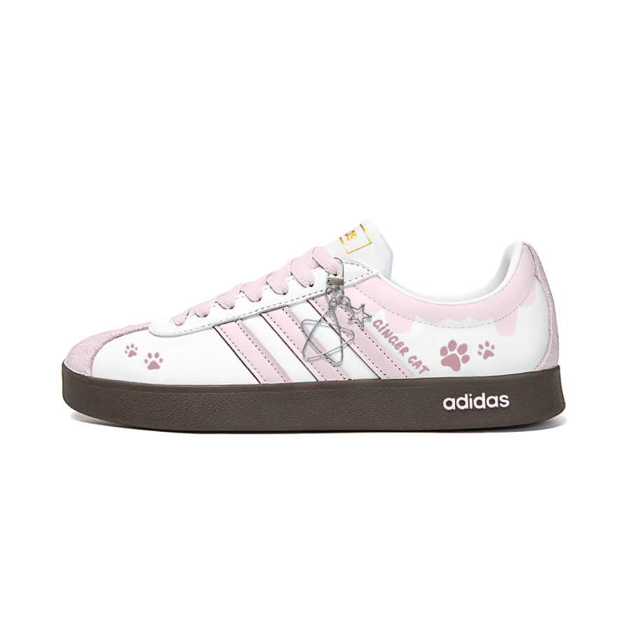 Adidas Neo VL Court 2.0 German Army Trainers Unisex Low Top White Pink
