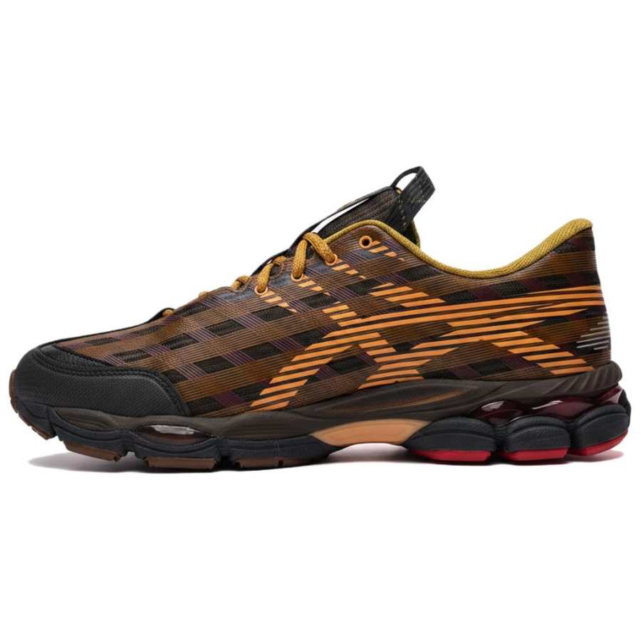 ASICS GEL Super J33 Running Shoes Men's Coffee/Black/Orange