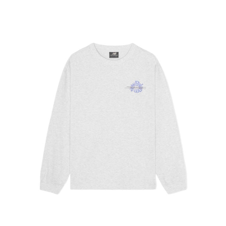 New Balance New Balance T Shirts Unisex Light Gray Crew Neck Moderate