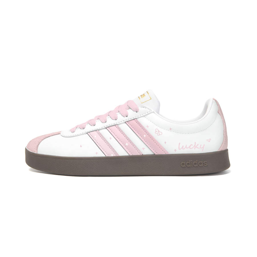 Adidas Neo VL Court 2.0 German Army Trainers Unisex Low Top White Pink