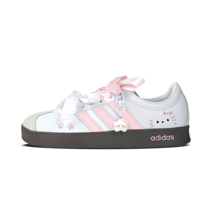 Adidas Adidas Vl Court Classic German Army Trainers Unisex Low Top White