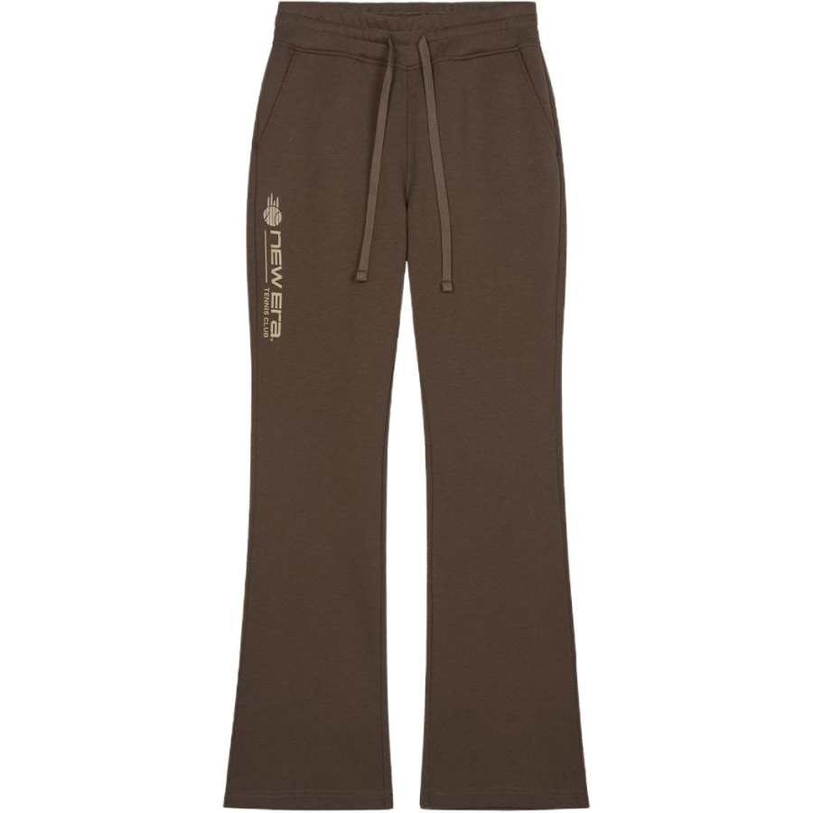 New Era Knitted Sweatpants Women's Moderate Straight Fit Pants