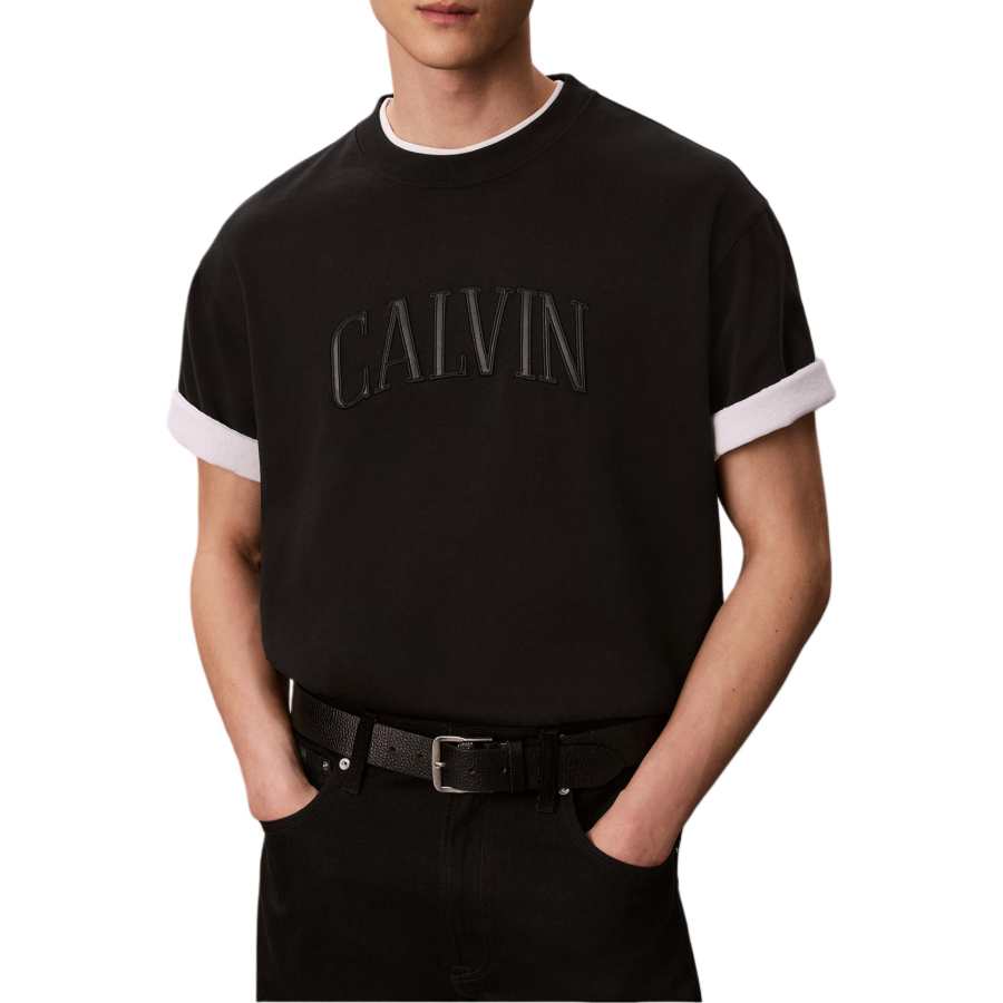 Calvin Klein T Shirts Men's Black Crew Neck
