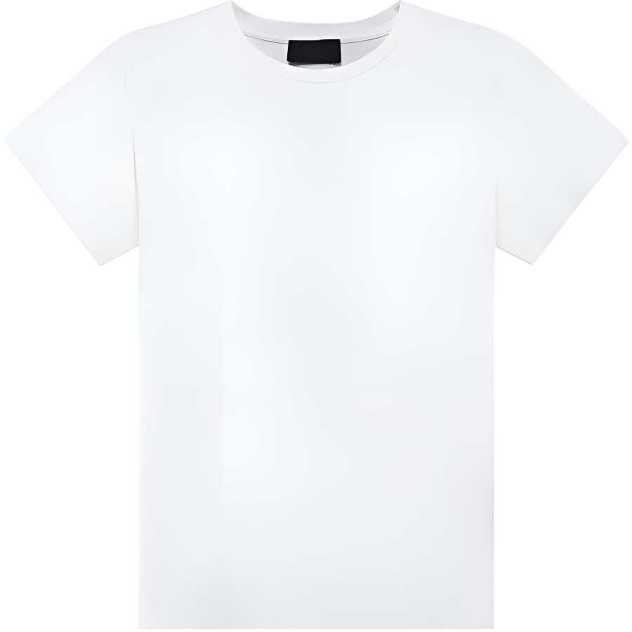 Moncler T Shirts Women's White Crew Neck Moderate