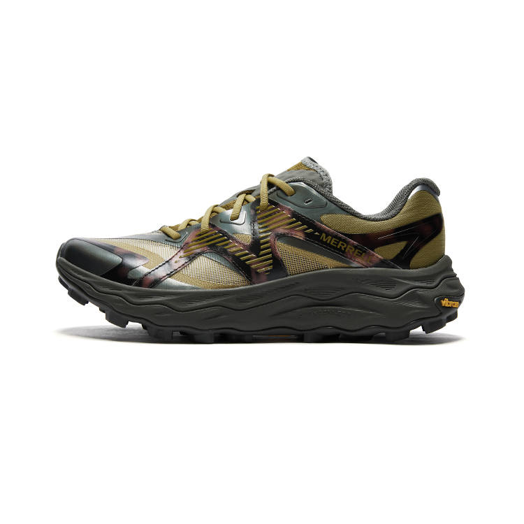 MERRELL Agility Peak 6 Trail Running Shoes Unisex Low Top Secret Green/Whale Gray
