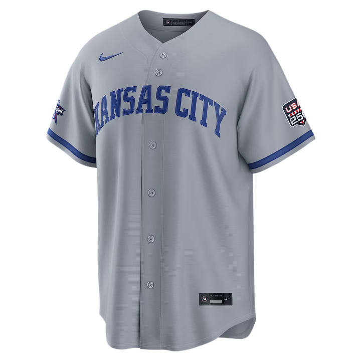 Nike Nike Baseball Jerseys Men's Gray V Neck Moderate