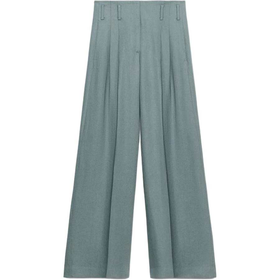 ZARA ZW Casual Pants Women's Blue/Gray Moderate