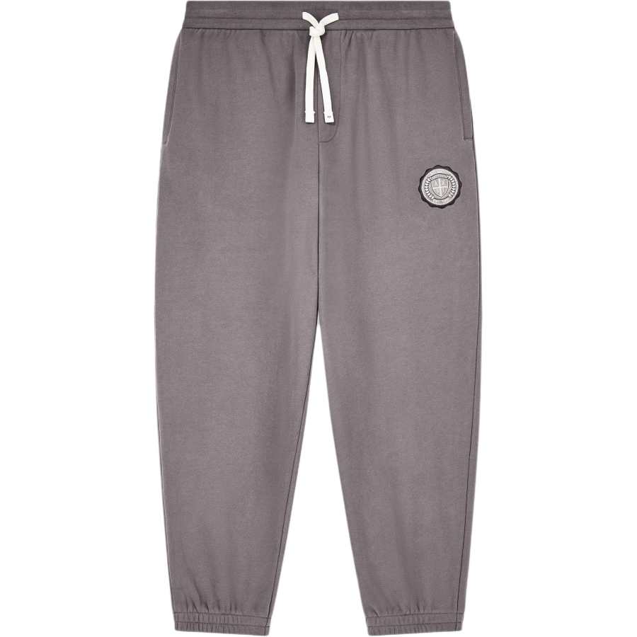 ARMANI EXCHANGE Knitted Sweatpants Men's Brown Moderate Cuffed Pants