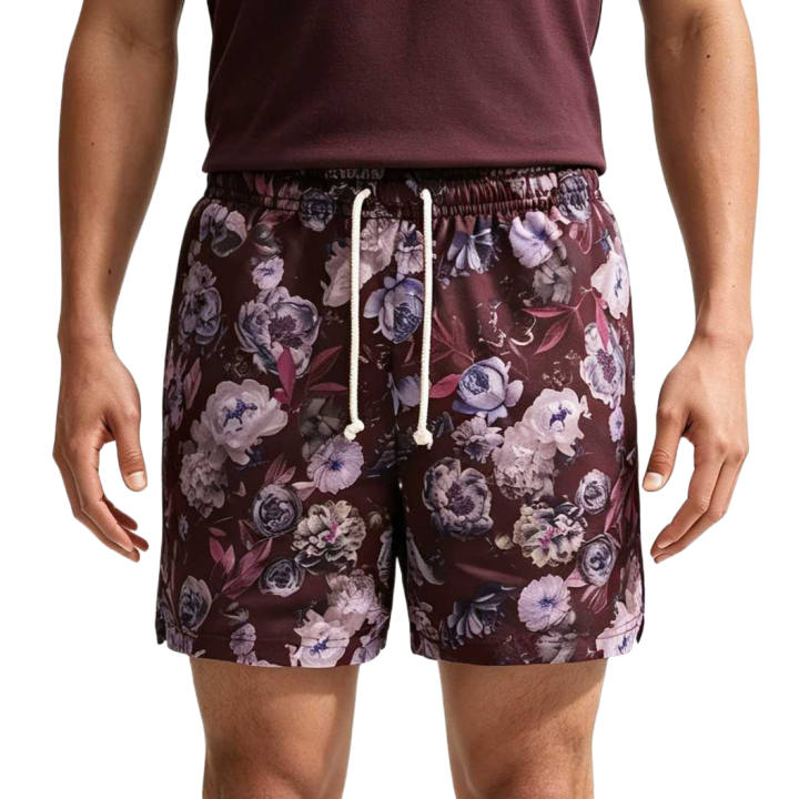 Nike Nike STANDARD ISSUE DRI FIT Basketball Shorts Men's Burgundy Crackle/Light Ivory