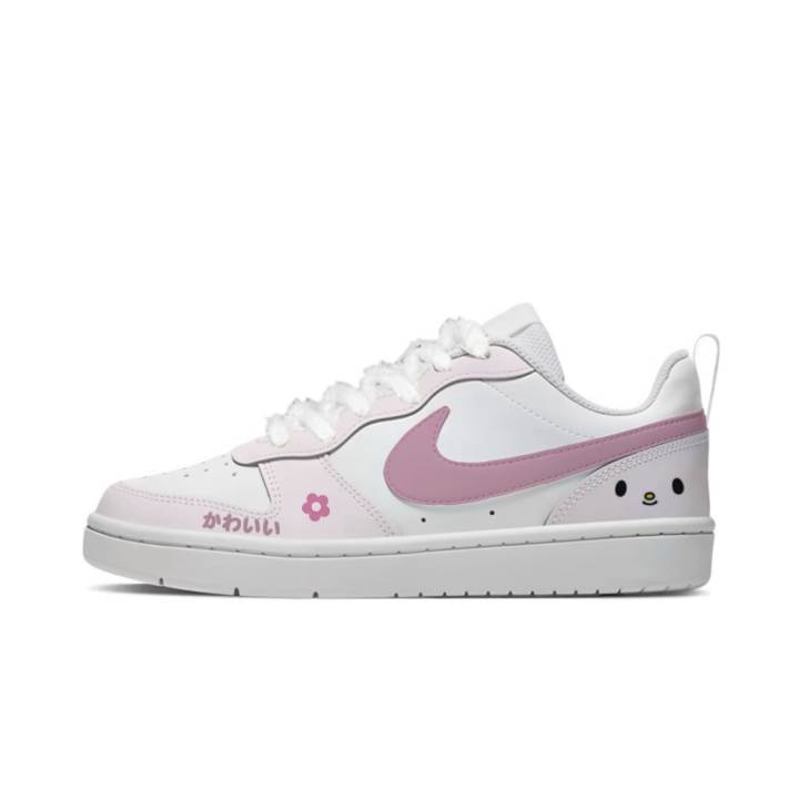 Nike Nike Court Borough Skateboard Shoes Women's Low Top Pink