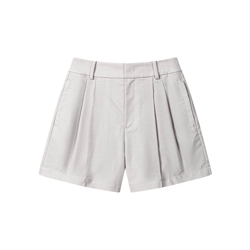 FILA Casual Shorts Women's Light Gray Ivory Moderate Other