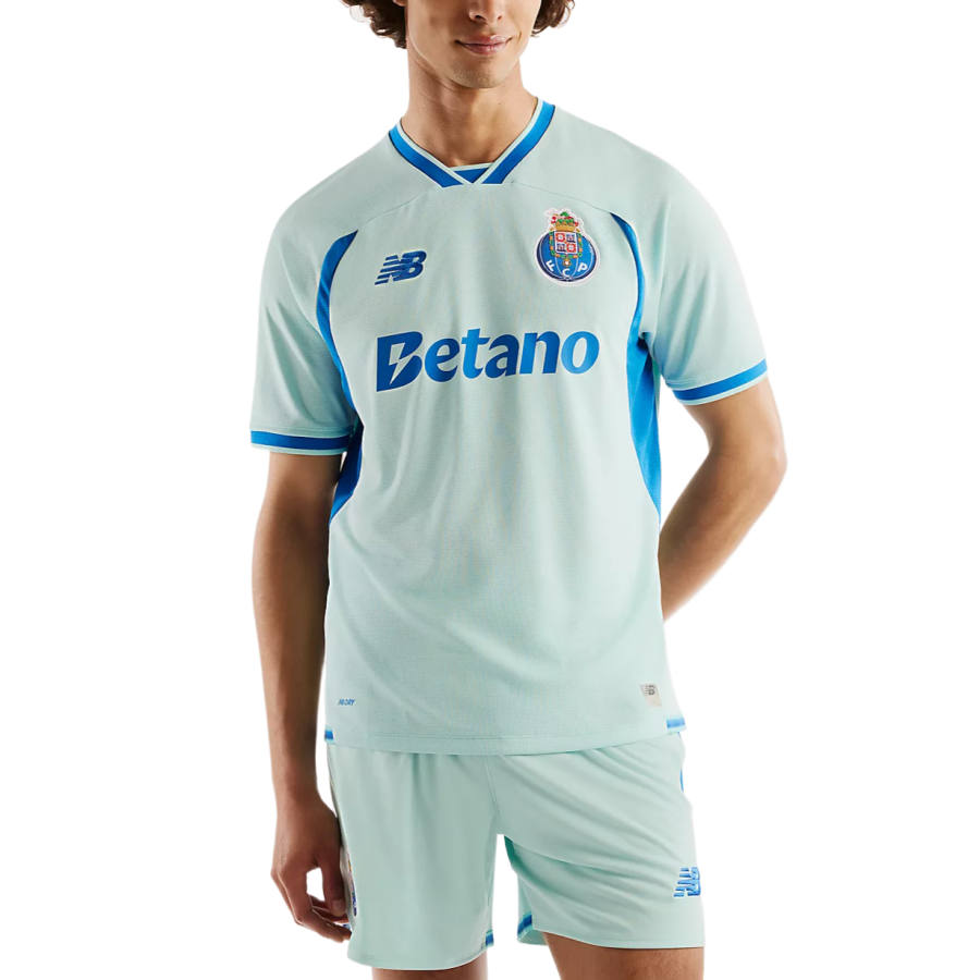 New Balance New Balance Porto Soccer Jerseys Men's Light Blue V Neck Moderate