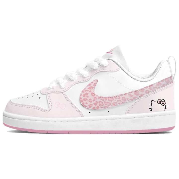 Nike Nike Court Borough 2 Skateboard Shoes Unisex Low Top Pink