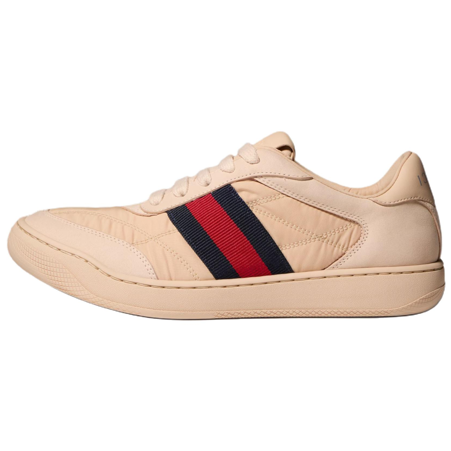 GUCCI Skateboard Shoes Women's Low Top Light Pink