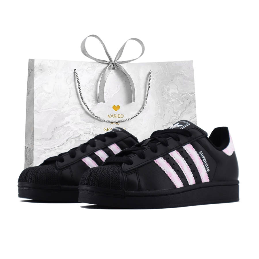 Adidas Originals Superstar 2 Skateboard Shoes Unisex Low Top Black & White