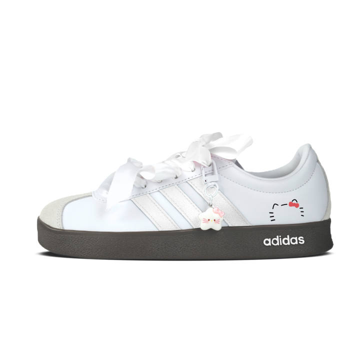 Adidas Adidas Vl Court Classic German Army Trainers Unisex Low Top White