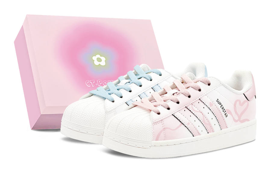 Adidas Originals Superstar 2 Skateboard Shoes Women's Low Top White