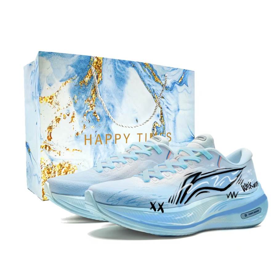 Li-Ning Li Ning Yueying 5 Running Shoes Unisex Low Top White/Blue