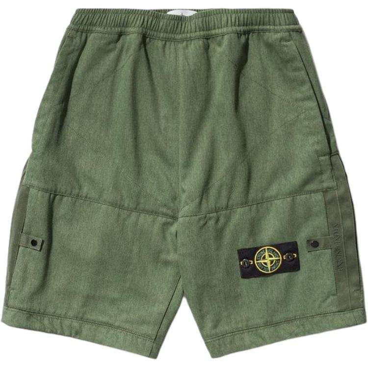 STONE ISLAND Casual Shorts Men's Olive Green