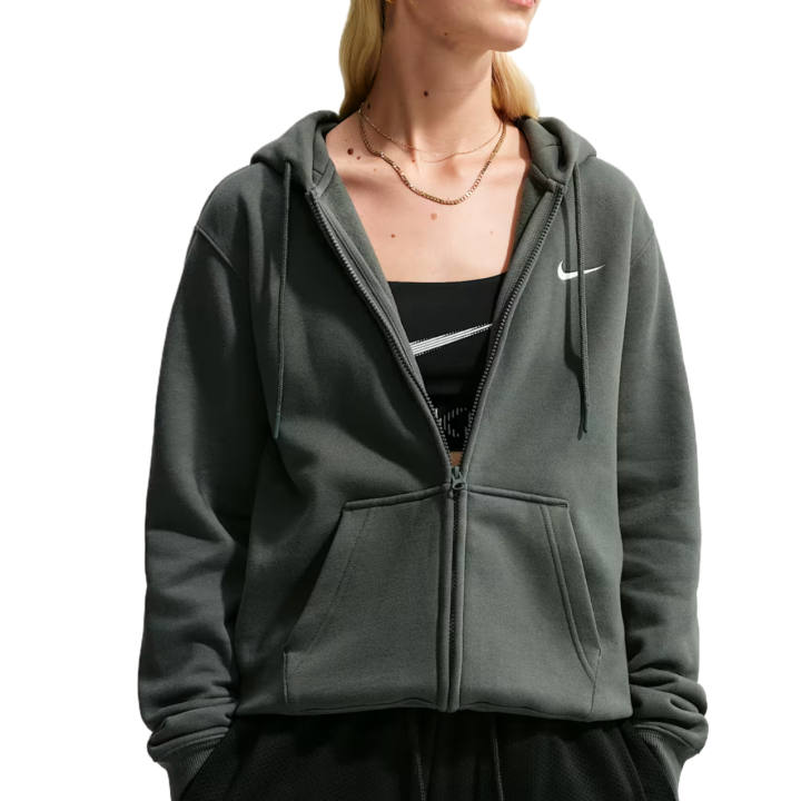 Nike Nike Sweatshirts Women's Green Camouflage/Sail White Hooded Non Detachable Moderate