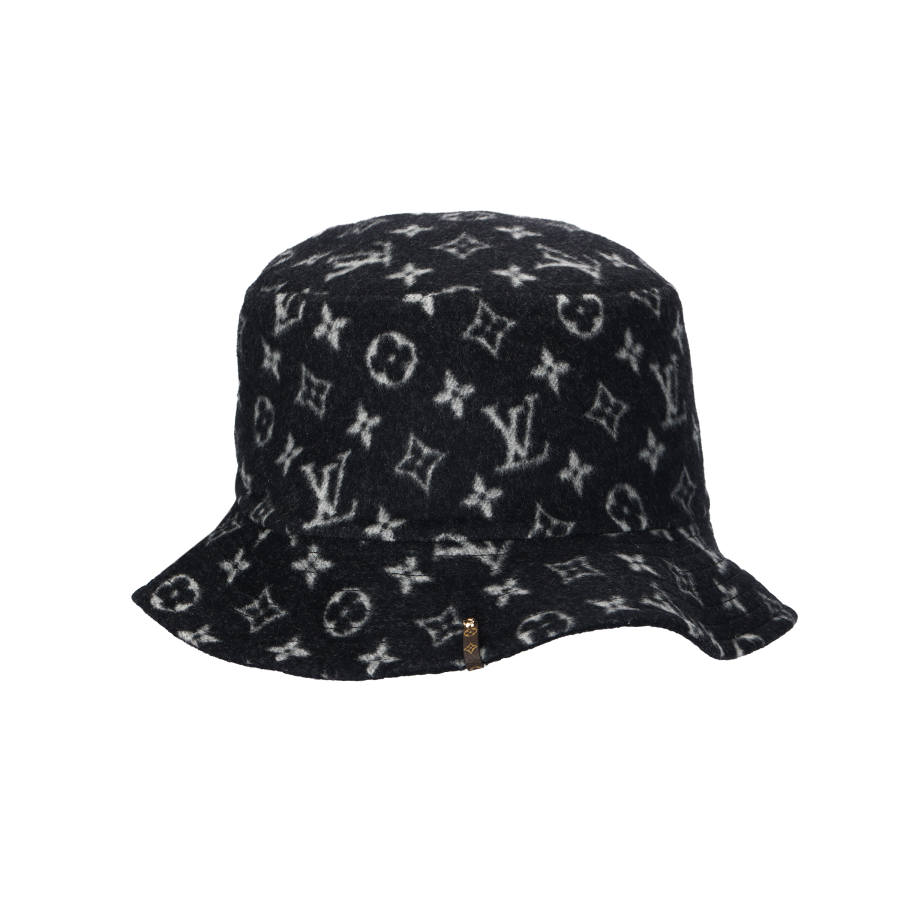 LOUIS VUITTON LOUIS VUITTON Canvas Wool Silk Bucket Hats Unisex