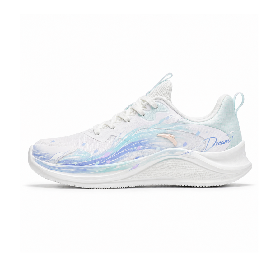 ANTA Wander Running Shoes Women's Low Top White/Pink