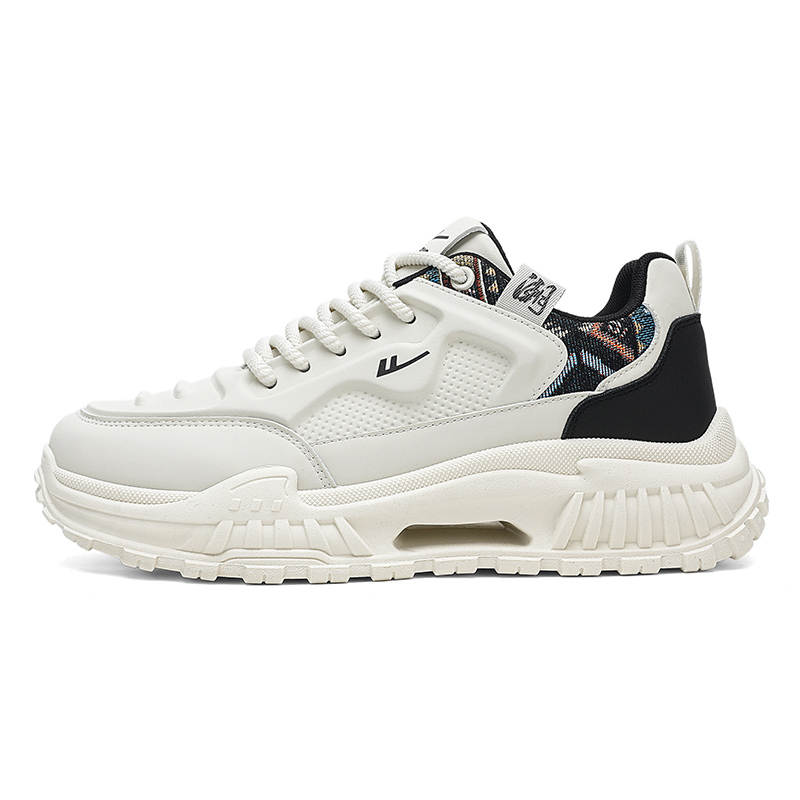 WARRIOR WARRIOR Skateboard Shoes Men's Low Top Beige/Blue/Black