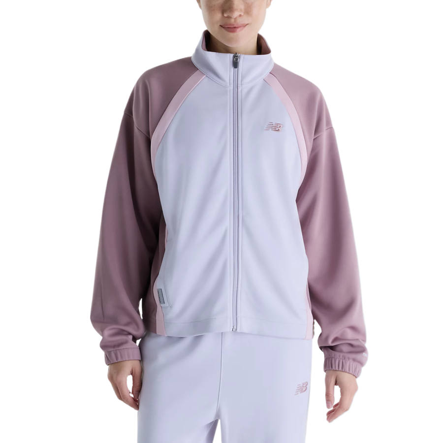 New Balance New Balance Jackets Women's Horizon Gray Stand Collar Moderate