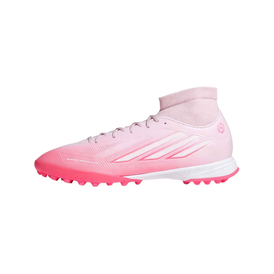 Adidas Adidas F50 Sparkfusion Soccer Shoes Women's Mid Top Sun Turbine/Cloud White/Distilled Pink