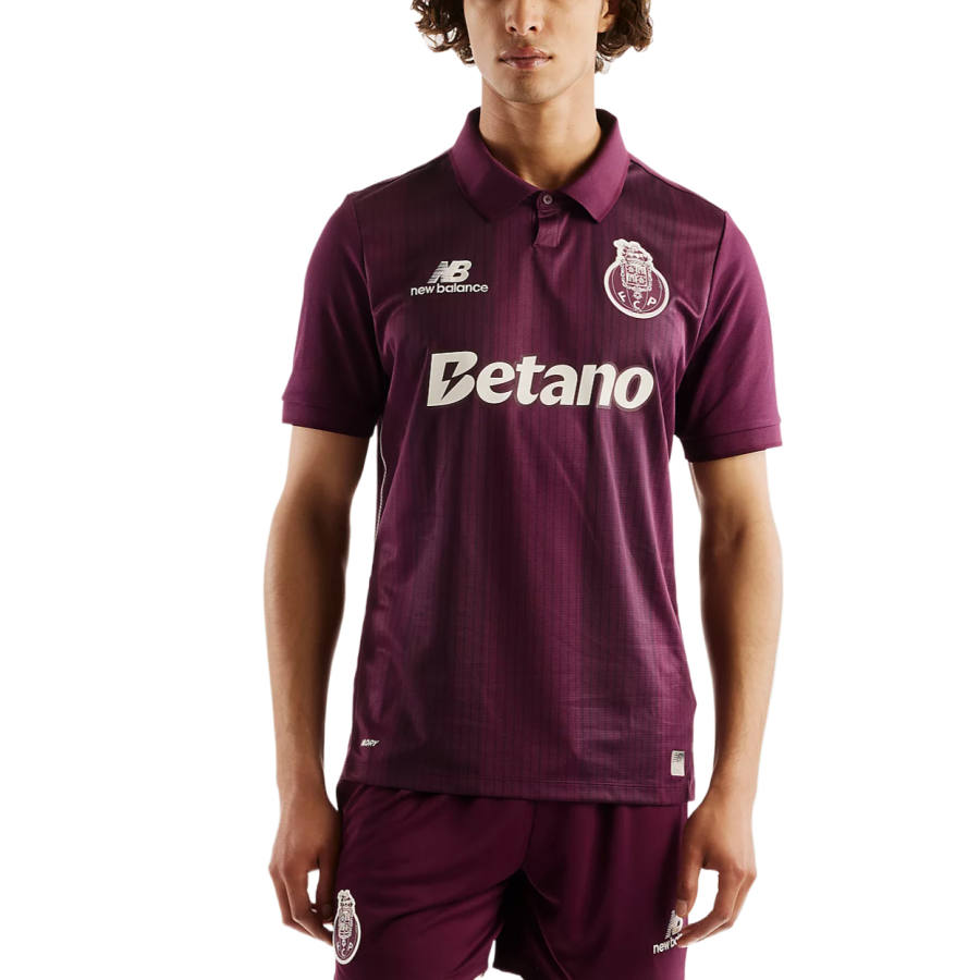 New Balance New Balance Porto Soccer Jerseys Men's Burgundy Lapel Moderate