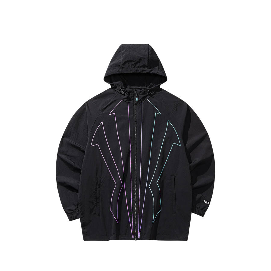 ANTA Basketball Collection Jackets Unisex Basic Black 1 Hooded Non Detachable Moderate