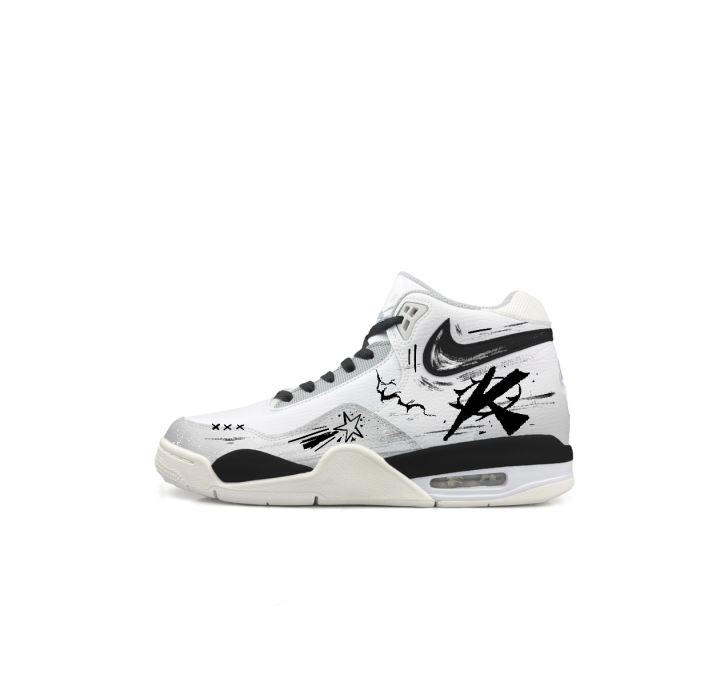 Nike Nike Flight Legacy Basketball Shoes Men's Mid Top White, Black