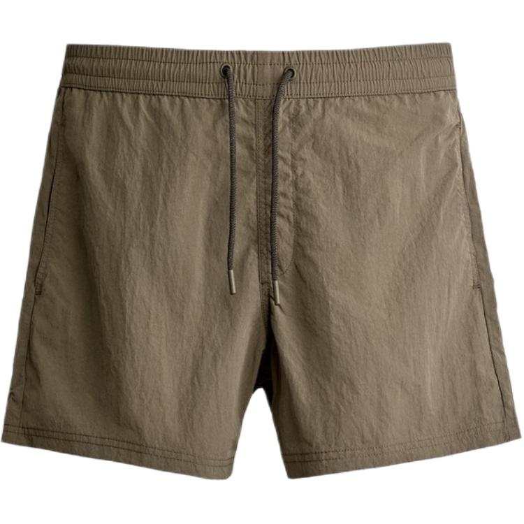 ZARA Swimming Shorts Men's Brown Moderate