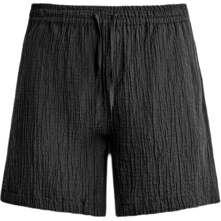 ZARA Casual Shorts Men's Black Moderate