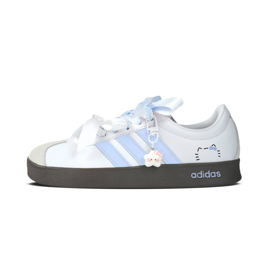 Adidas Adidas Vl Court Classic German Army Trainers Unisex Low Top White