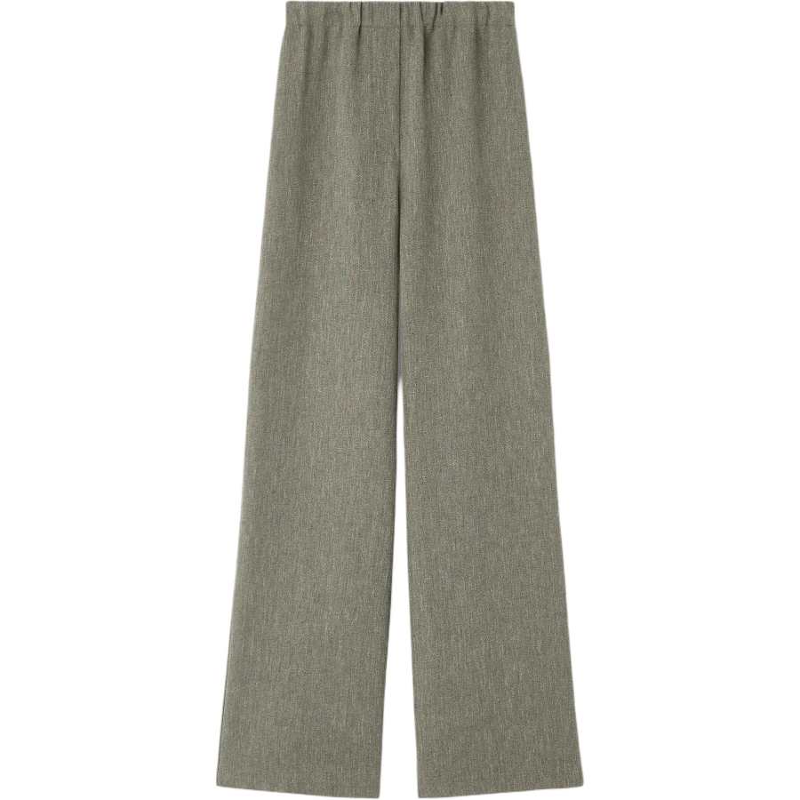 Loro Piana Casual Pants Women's Gray Moderate Wide Leg Pants