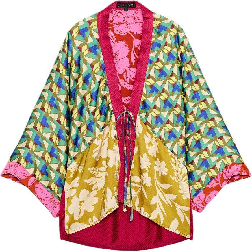 ZARA Jackets Women's Multicolor V Neck Moderate Other