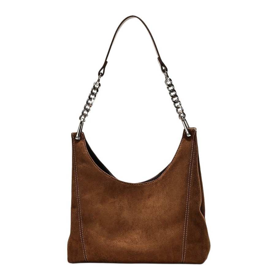 PAYOT Synthetic Leather Crossbody Bag, Shoulder Bag Regular Women's Brown/Coffee/Khaki