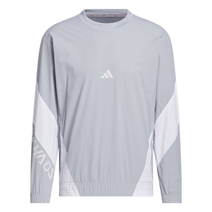 Adidas Adidas Codechaos Sweatshirts Men's Halo Silver Crew Neck Moderate
