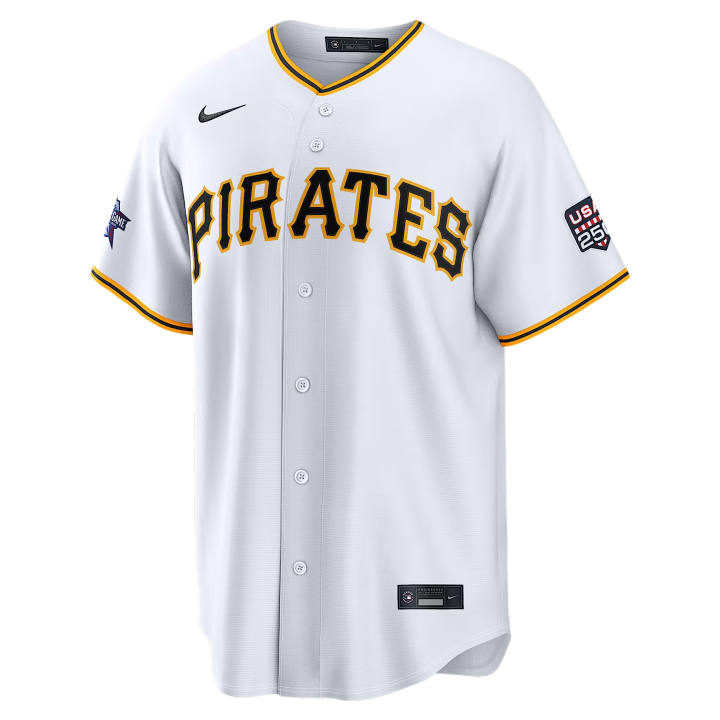 Nike Nike Baseball Jerseys Men's White V Neck Moderate