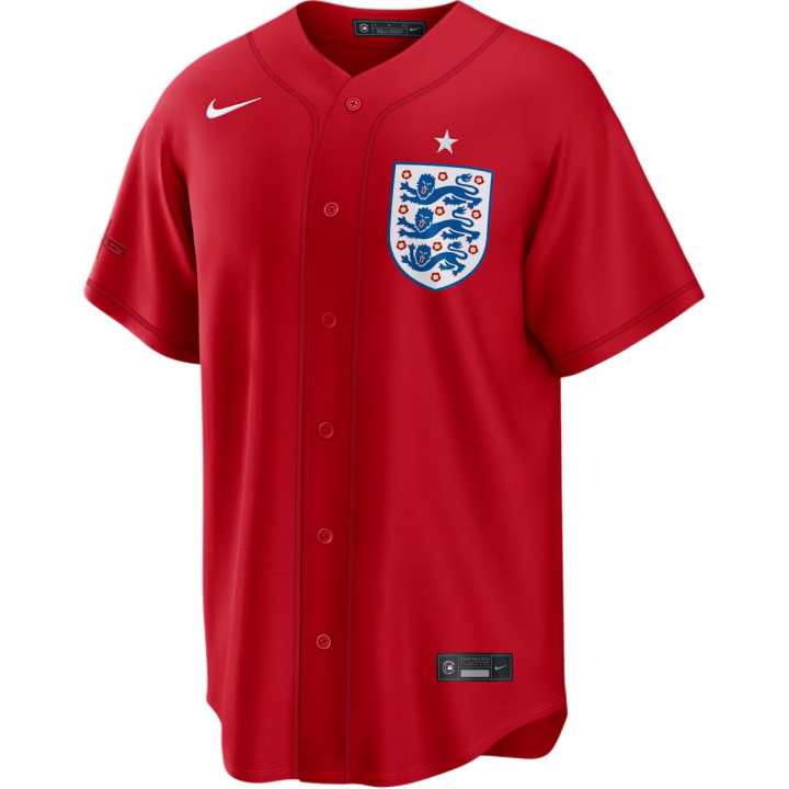 Nike Nike England Sportswear Men's Red V Neck Moderate