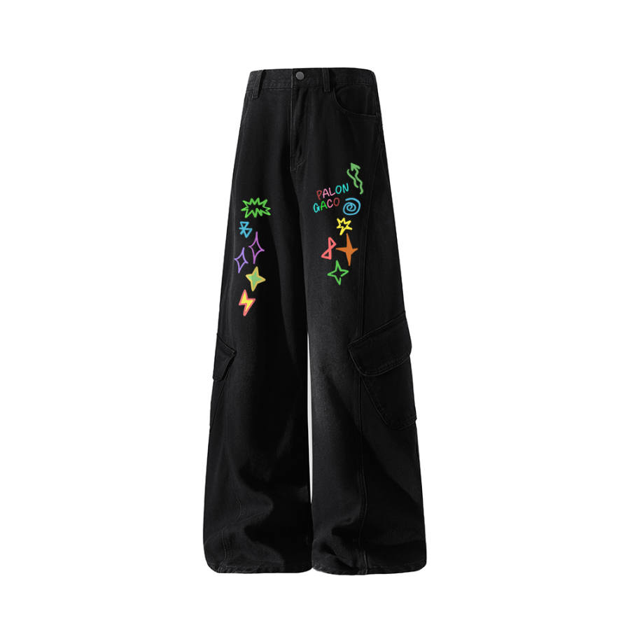 PAL ONGACO Jeans Unisex Moderate Scimitar Pants